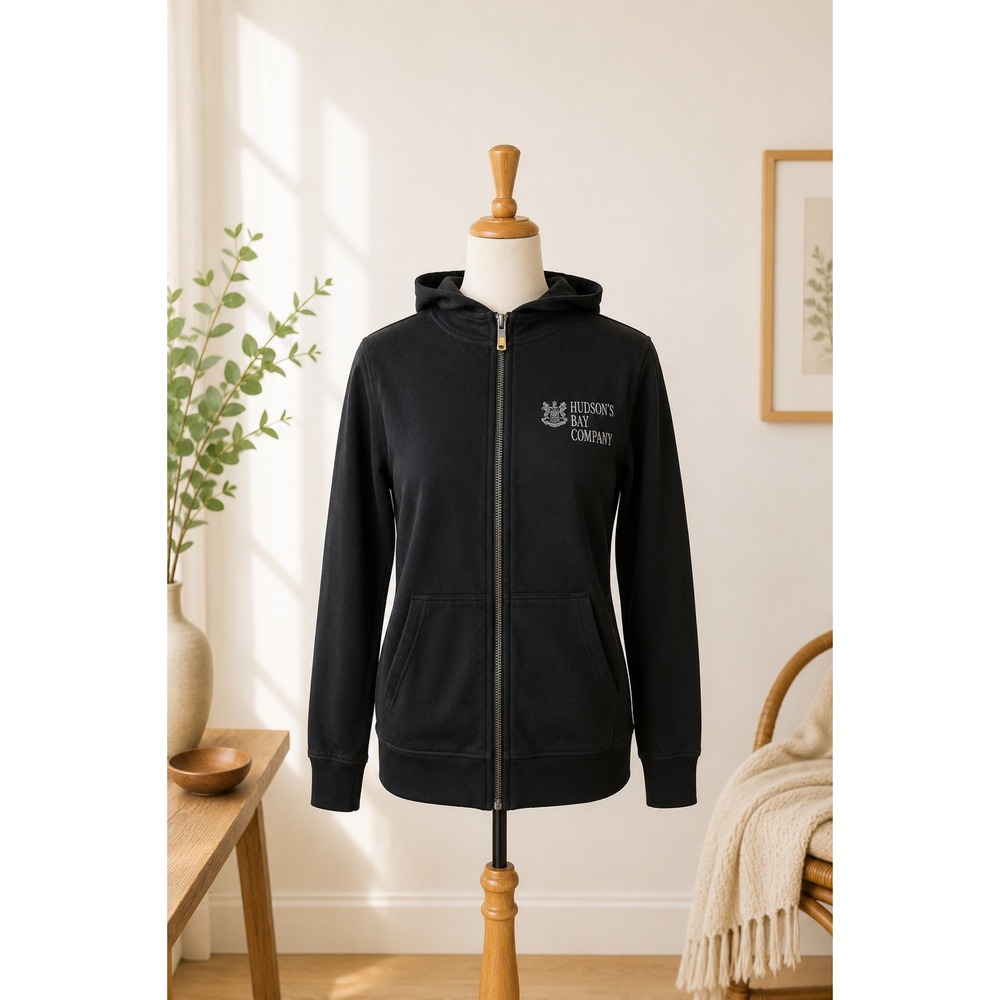 Hudson's‎ Bay Vancouver 2010 Olympic Canadian Heritage Zip Hoodie Size M HBC